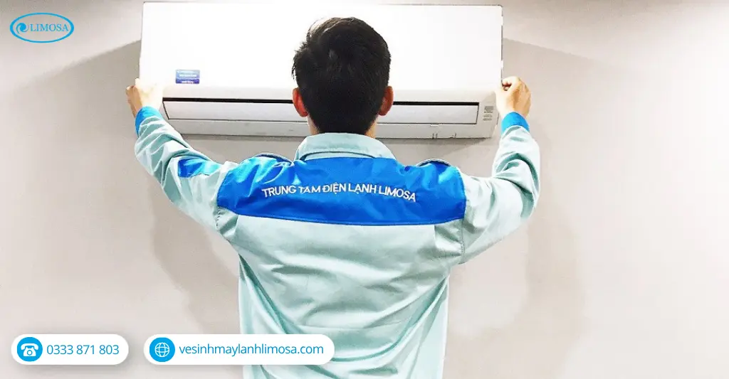 Dịch vụ sửa máy lạnh chuyên nghiệp tại Trung tâm Vệ Sinh Máy Lạnh Limosa