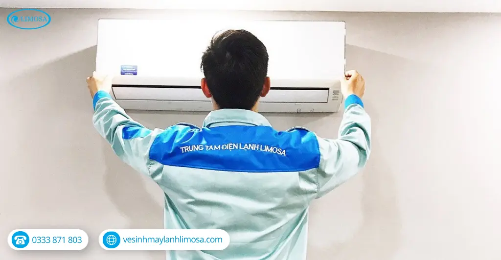 Dịch vụ tháo lắp máy lạnh tại Trung tâm Vệ Sinh Máy Lạnh Limosa