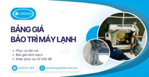 Bảng giá bảo trì máy lạnh