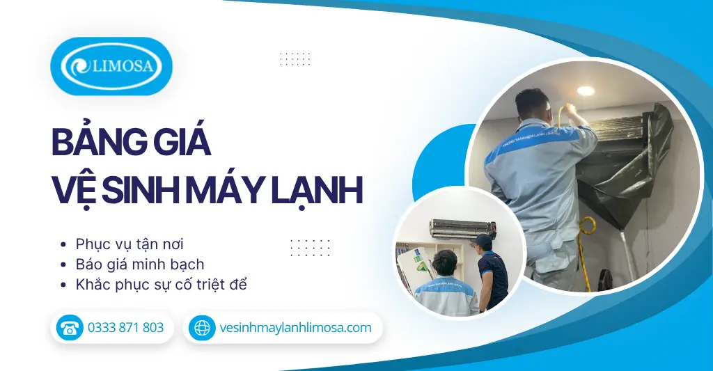 Bảng giá vệ sinh máy lạnh