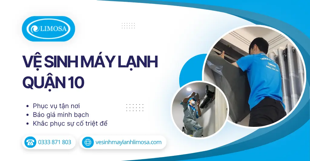 Vệ sinh máy lạnh Quận 10