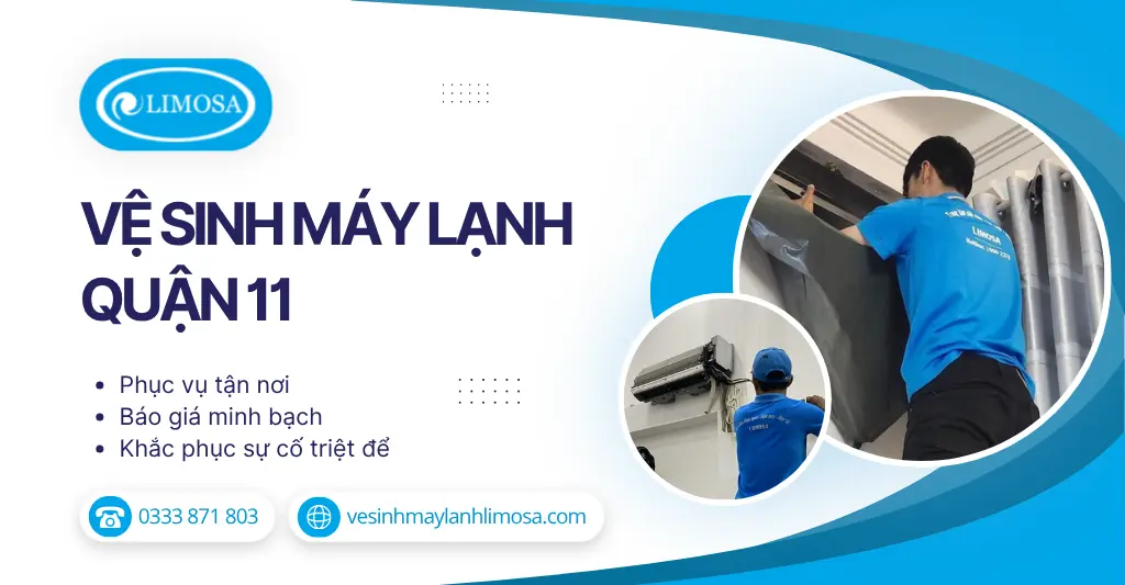 Vệ sinh máy lạnh Quận 11