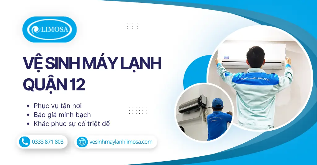 Vệ sinh máy lạnh Quận 12