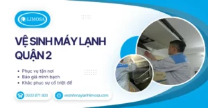 Vệ sinh máy lạnh Quận 2