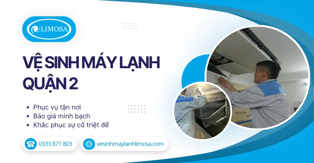 Vệ sinh máy lạnh Quận 2
