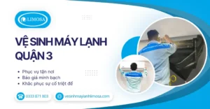 Vệ sinh máy lạnh Quận 3