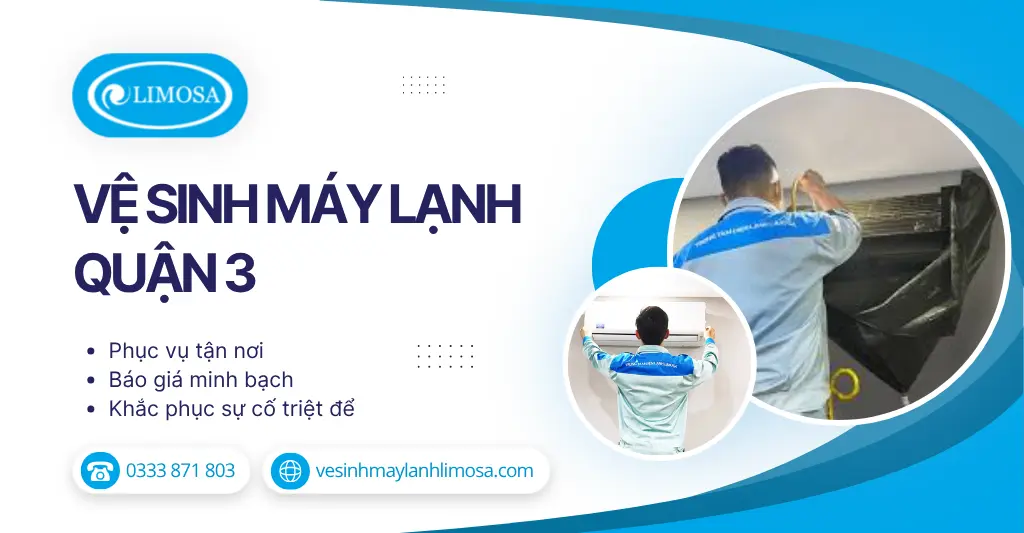 Vệ sinh máy lạnh Quận 3