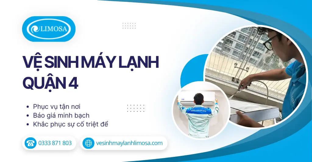 Vệ sinh máy lạnh Quận 4