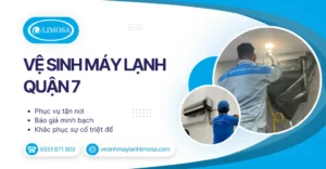 Vệ sinh máy lạnh Quận 7