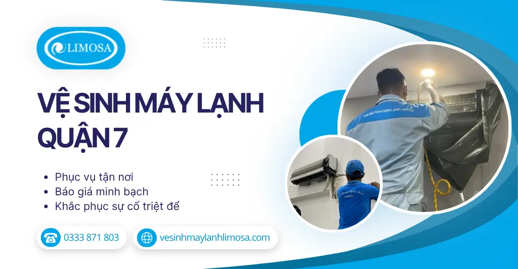 Vệ sinh máy lạnh Quận 7