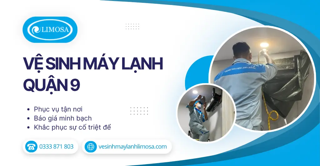 Vệ sinh máy lạnh Quận 9