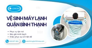 Vệ sinh máy lạnh Quận Bình Thạnh