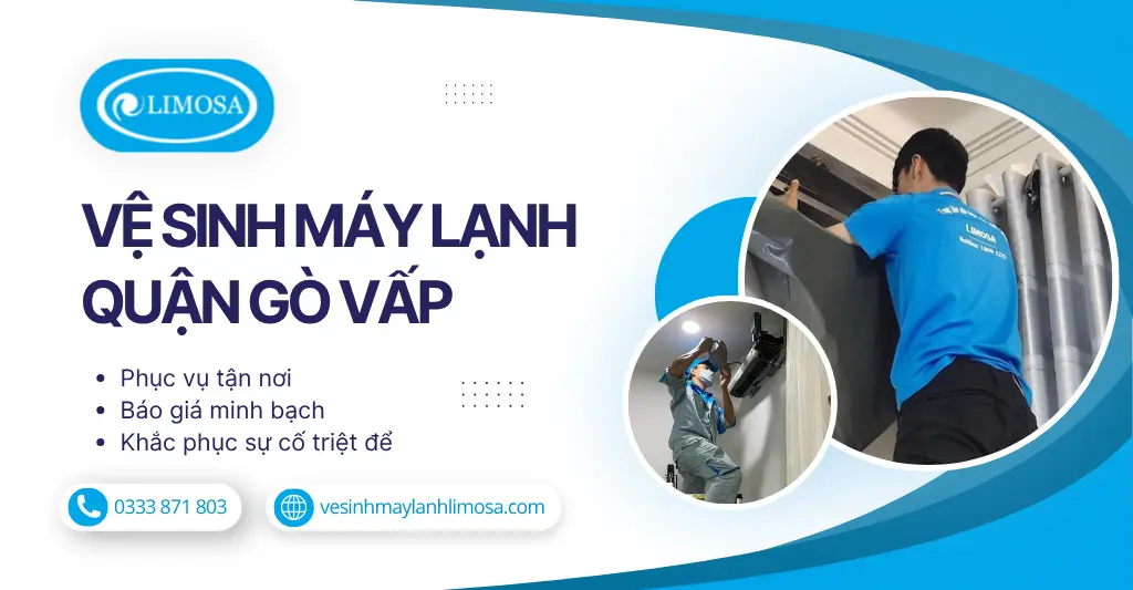 Vệ sinh máy lạnh Quận Gò Vấp