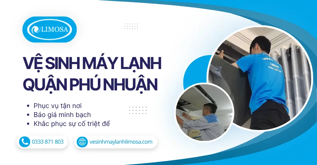 Vệ sinh máy lạnh Quận Phú Nhuận