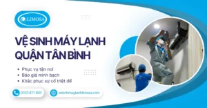 Vệ sinh máy lạnh Quận Tân Bình