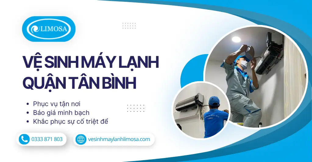 Vệ sinh máy lạnh Quận Tân Bình
