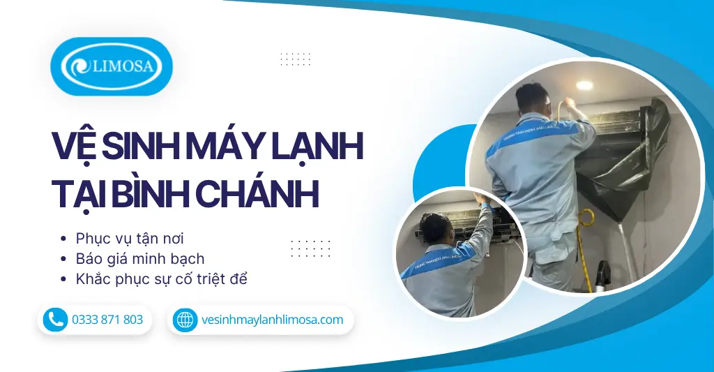 Vệ sinh máy lạnh tại Bình Chánh