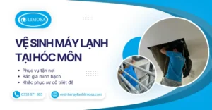 Vệ sinh máy lạnh tại Hóc Môn