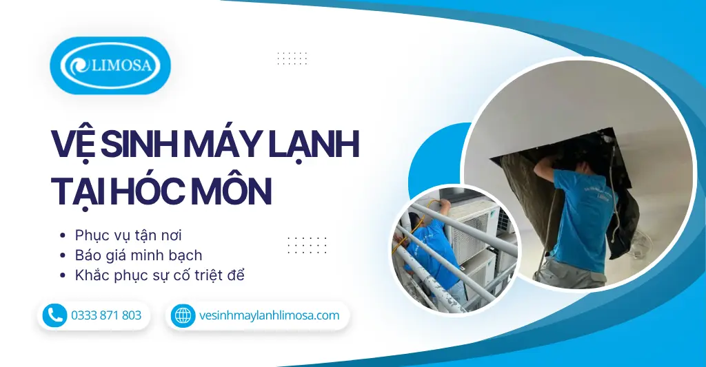 Vệ sinh máy lạnh tại Hóc Môn