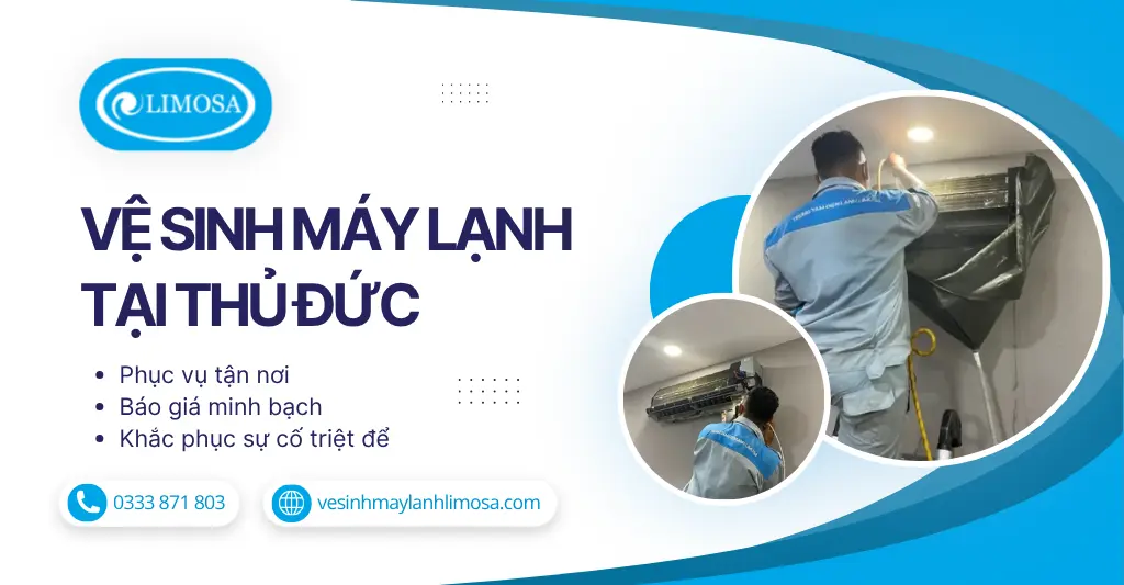 Vệ sinh máy lạnh tại Thủ Đức