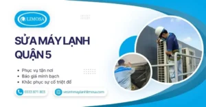 Sửa máy lạnh quận 5