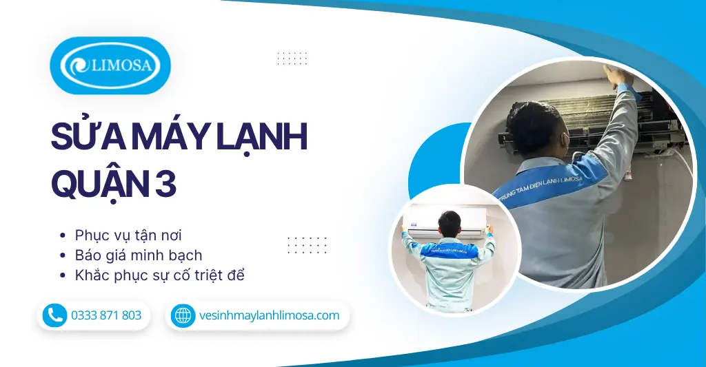 Sửa máy lạnh Quận 3