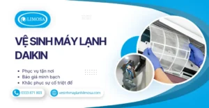 Vệ sinh máy lạnh Daikin