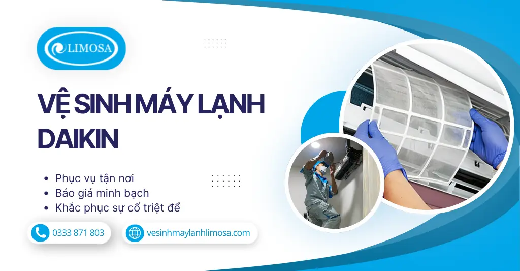 Vệ sinh máy lạnh Daikin