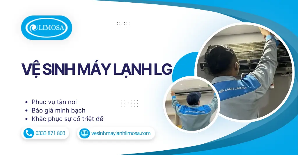 Vệ sinh máy lạnh LG
