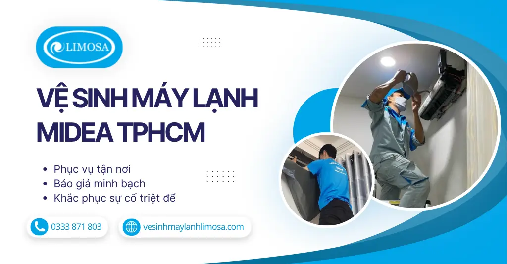 Vệ sinh máy lạnh Midea