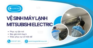 Vệ sinh máy lạnh Mitsubishi Electric