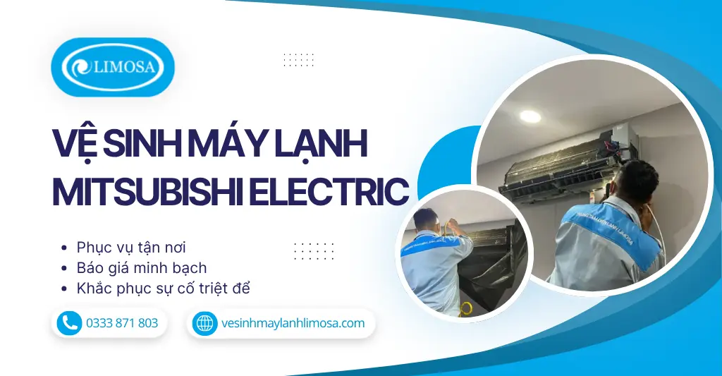 Vệ sinh máy lạnh Mitsubishi Electric