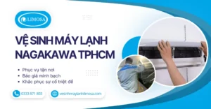 Vệ sinh máy lạnh Nagakawa