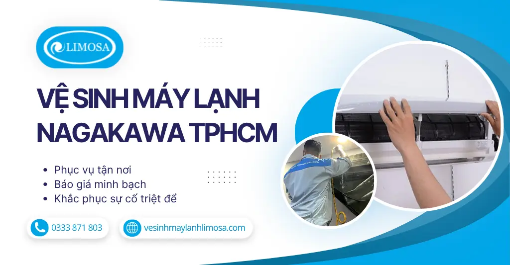 Vệ sinh máy lạnh Nagakawa