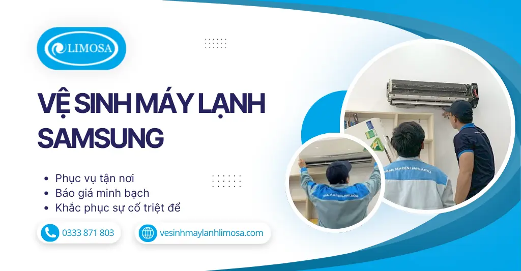 Vệ sinh máy lạnh Samsung