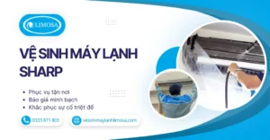 Vệ sinh máy lạnh Sharp