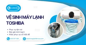 Vệ sinh máy lạnh Toshiba