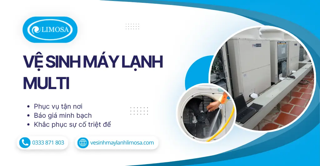 Vệ sinh máy lạnh multi