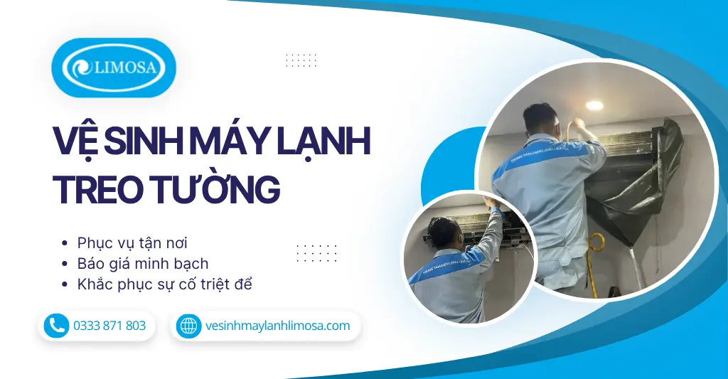 Vệ sinh máy lạnh treo tường