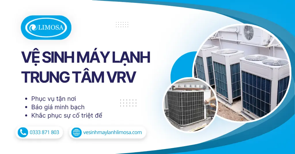 Vệ sinh máy lạnh trung tâm VRV