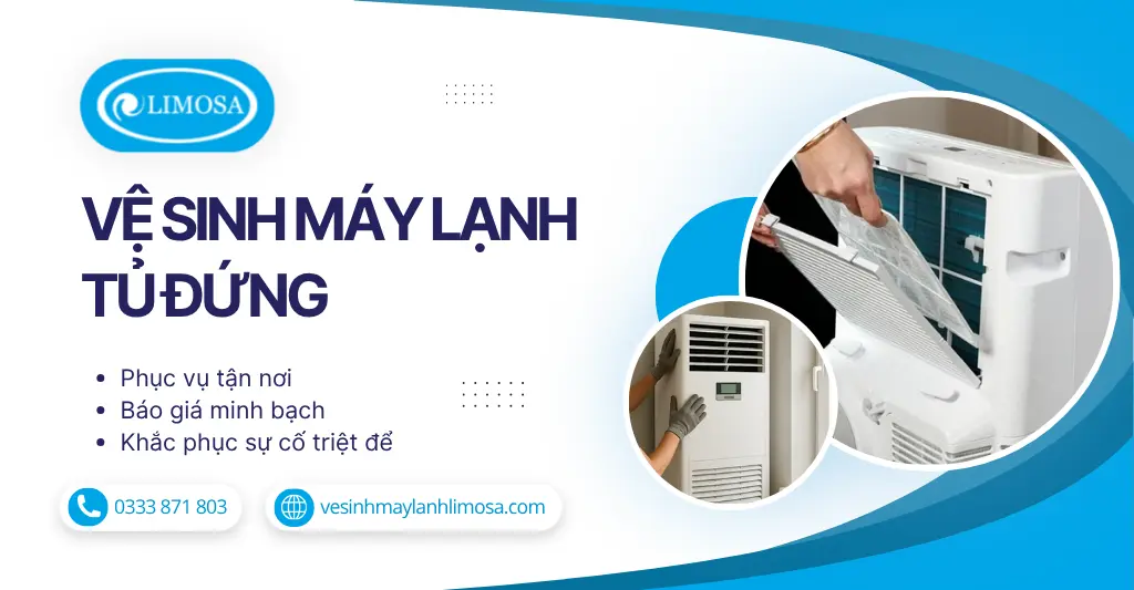 Vệ sinh máy lạnh tủ đứng