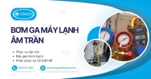 Bơm Ga Máy Lạnh Âm Trần