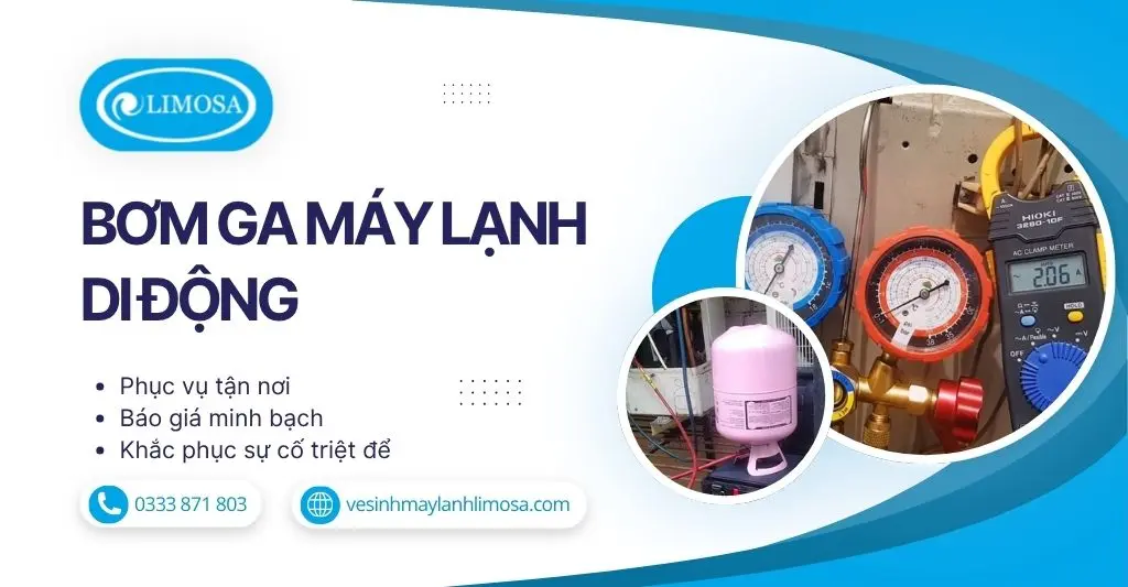 Bơm Ga Máy Lạnh Di Động