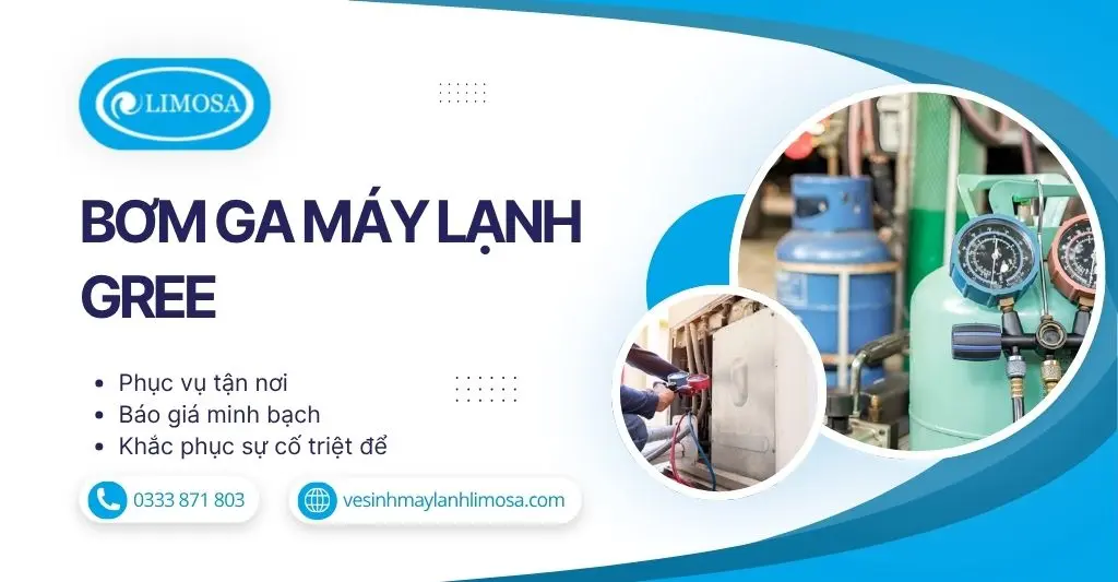 Bơm Ga Máy Lạnh Gree