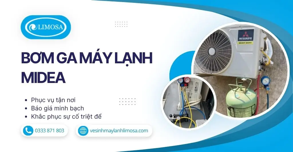 Bơm Ga Máy Lạnh Midea