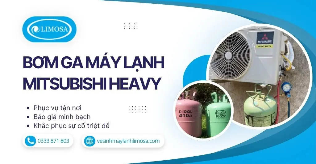 Bơm Ga Máy Lạnh Mitsubishi Heavy