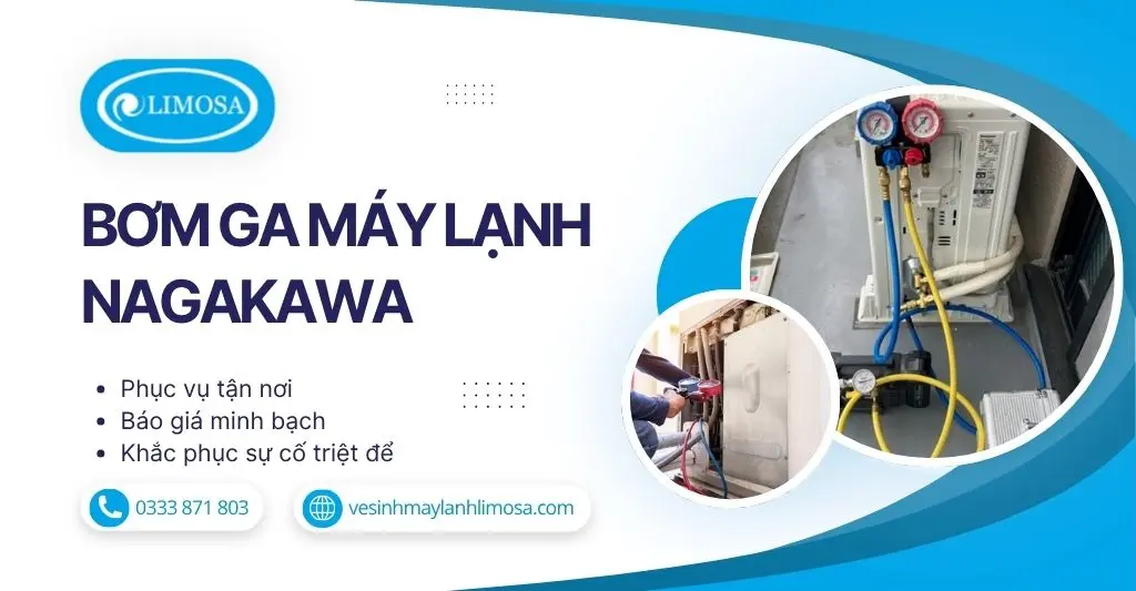 Bơm Ga Máy Lạnh Nagakawa