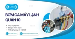 Bơm Ga Máy Lạnh Quận 10