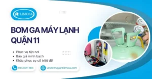Bơm Ga Máy Lạnh Quận 11