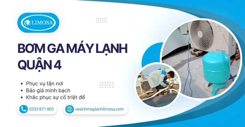 Bơm Ga Máy Lạnh Quận 4
